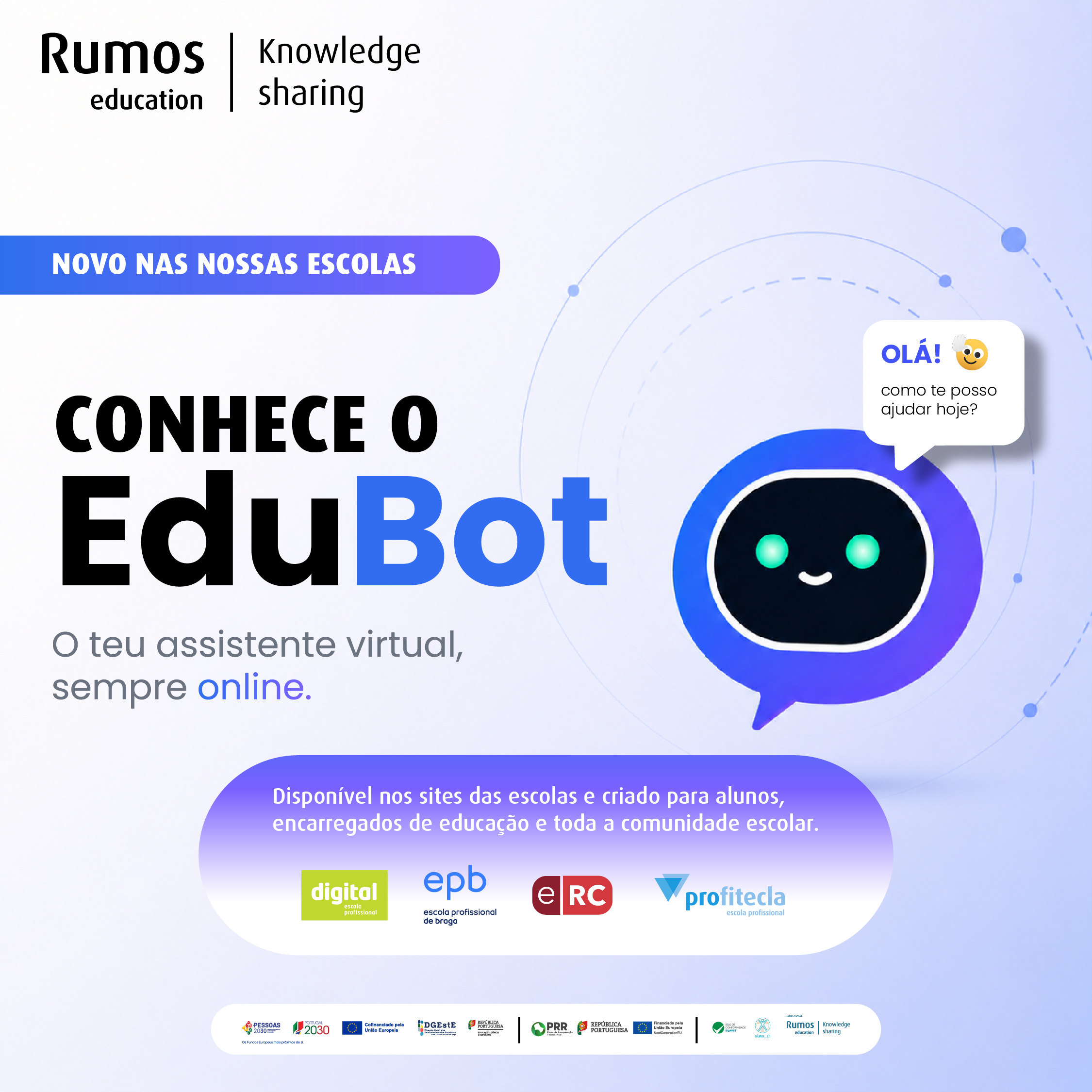 EduBot: o assistente virtual da Rumos Education já está disponível
